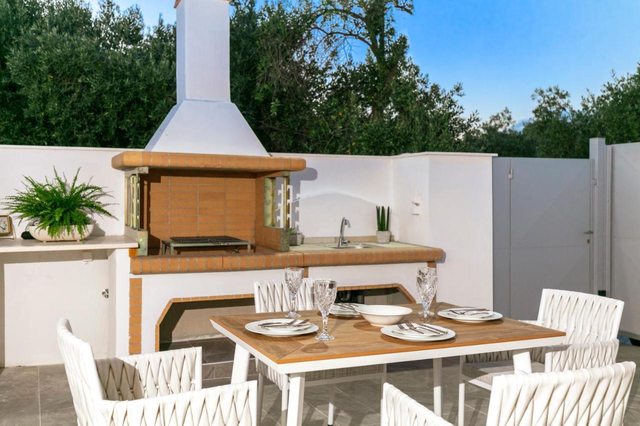 Jacuzzi Deluxe Villa Skala Sotiros Exterior foto