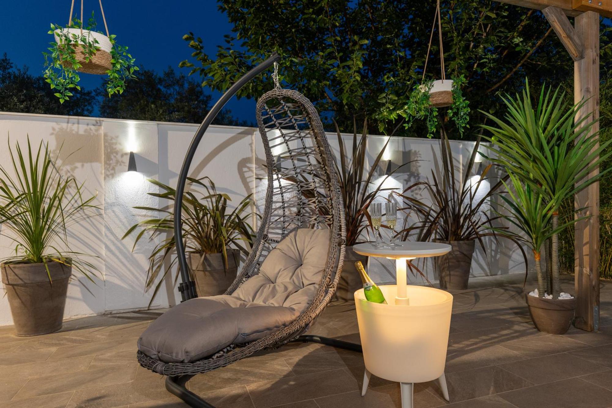 Jacuzzi Deluxe Villa Skala Sotiros Exterior foto